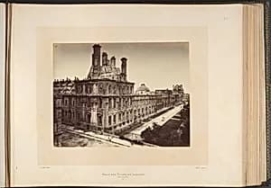 Tuileries Palace, Burned. General View