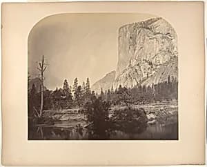 Tutucanula, El Capitan, 4000 Feet by Carleton E. Watkins