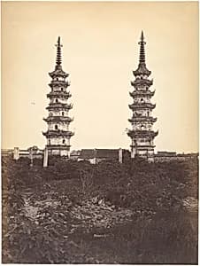 Twin Pagodas at Foochow by John Thomson
