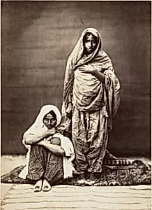 [Two Indian Women, One Seated] by Unknown