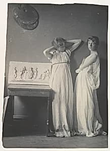 Two Pupils in Greek Dress by Thomas Eakins