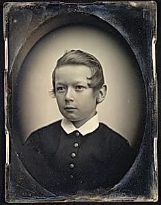 [Unidentified Boy in Dark Suit] by Albert Sands Southworth|Josiah Johnson Hawes|Southworth and Hawes