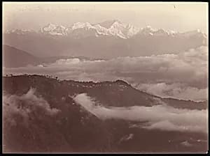 View of Darjeeling and Himalayas by Unknown