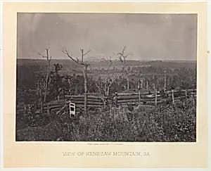 View of Kenesaw Mountain, Georgia by George N. Barnard