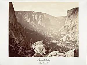 Yosemite Valley from Union Point by Carleton E. Watkins