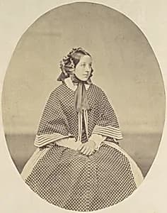 [Young Woman in Dotted Dress] by Franz Antoine