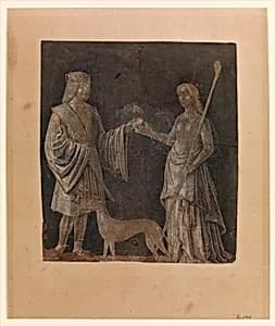A Gentleman, a Young Woman, and a Dog