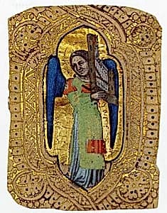 Angel with Portative Organ by Cristoforo Cortese