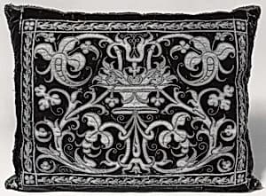 Apparel made into cushion by Unknown Artist