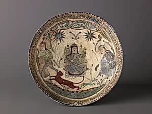 Bowl, Minai'i ("enameled") ware by Unknown Artist