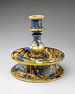 Candlestick (candeliere) by workshop of Guido Durantino