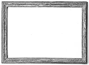 Caneletto-style frame by Italian