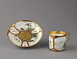 Cup and saucer by Unknown Artist