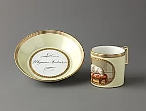 Cup and saucer by Unknown Artist