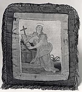 Cushion with Mary Magdalen by Unknown Artist