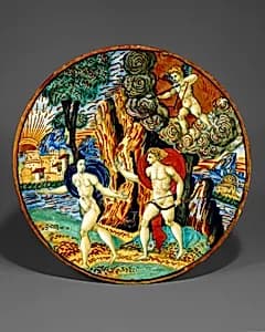 Dish (tondino) by Unknown Artist