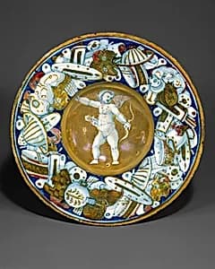 Dish (tondino) by Unknown Artist