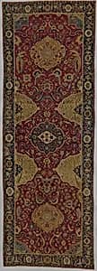 Indo-Persian carpet with medallions by Unknown Artist