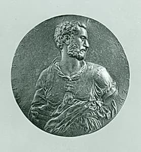 Medal: Self-portrait by Alfonso Ruspagiari