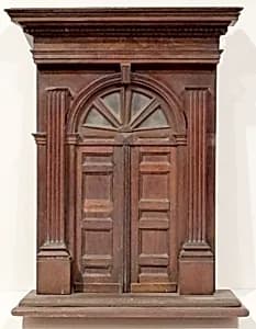 Miniature door by Unknown Artist