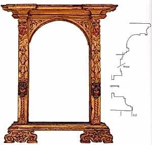 Part of a tabernacle frame by Unknown Artist