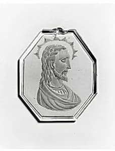 Pendant with head of Christ by Unknown Artist