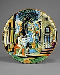 Plate (scodella) by workshop of Guido Durantino
