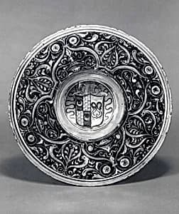 Plate (tondino) by Maestro Giorgio Andreoli