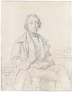 Portrait of Félix Ravaisson by Théodore Chassériau