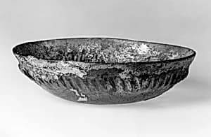 Ribbed bowl by Unknown Artist