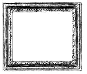 Salvator Rosa frame by Unknown Artist