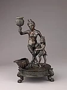 Satyress and her Infant by Severo Calzetta da Ravenna