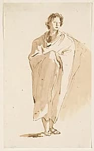 Standing Figure of a Youth by Giovanni Battista Tiepolo
