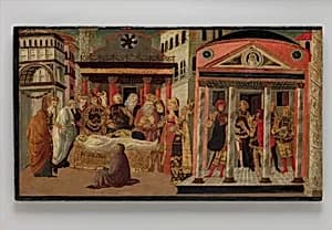 The Funeral of Lucretia by Master of Marradi