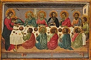 The Last Supper by Ugolino da Siena (Ugolino di Nerio)