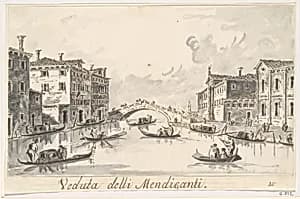 The Rio dei Mendicanti by Giacomo Guardi