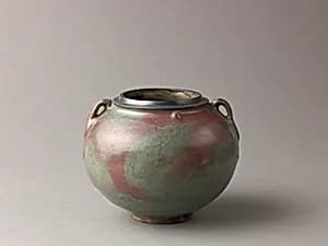 Two-eared jar, Jun ware by Chinese
