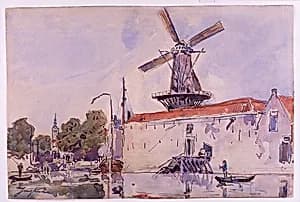 View of Rotterdam by Johan Barthold Jongkind