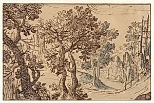 Wooded Landscape by Gillis van Coninxloo