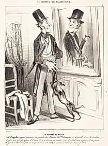 10 heures du matin by Honoré Daumier