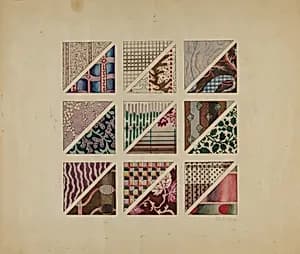 18 Printed Delaines