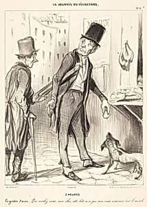 2 heures by Honoré Daumier
