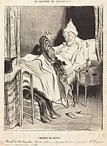 7 heures du matin by Honoré Daumier