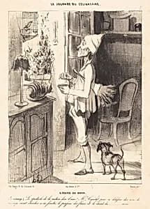 8 heures du matin by Honoré Daumier