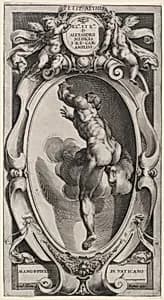 A Blessed Spirit by Cherubino Alberti after Michelangelo
