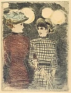 A Bullier (To Bullier's) by Jean-Louis Forain
