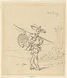 A Chinese Peasant by George Chinnery