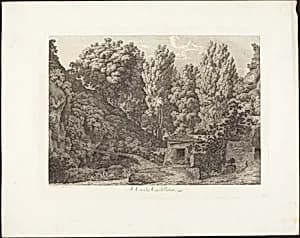 A Cività Castellana by Jacob Wilhelm Mechau