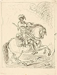 A Dragoon on Horseback by Charles Parrocel