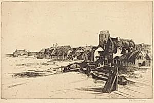 A Dutch Village by David Young Cameron